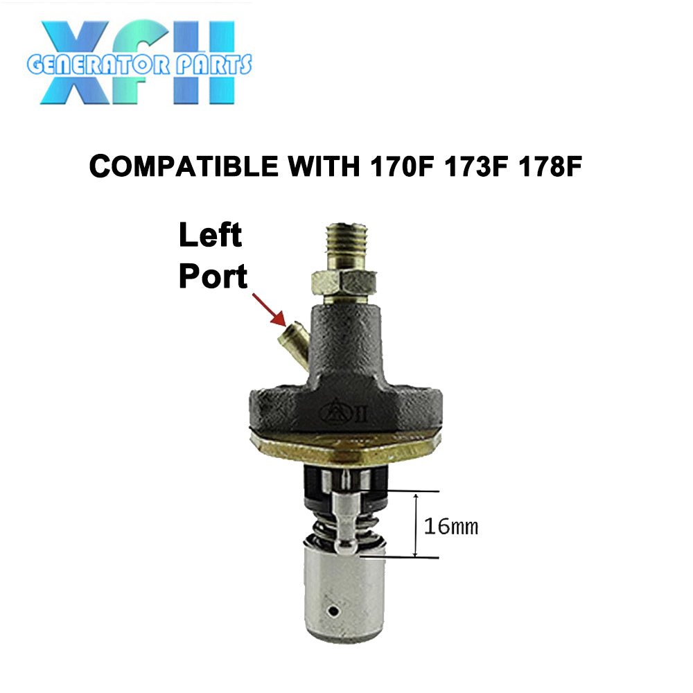 170F 173F 178F 180F 186F 188F 192F 186FA Diesel Engine Oil Pump Fuel Injection Pump Left Port Right Port - XFH generator parts