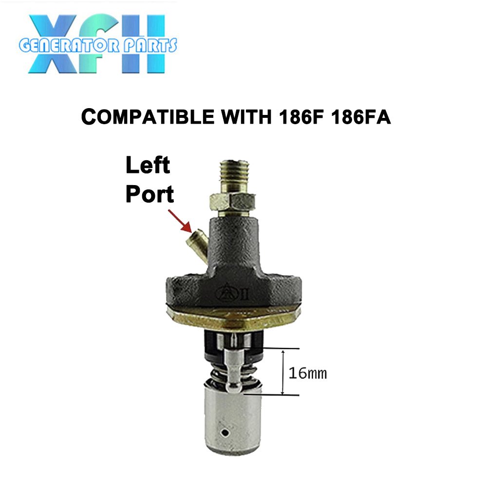 170F 173F 178F 180F 186F 188F 192F 186FA Diesel Engine Oil Pump Fuel Injection Pump Left Port Right Port - XFH generator parts