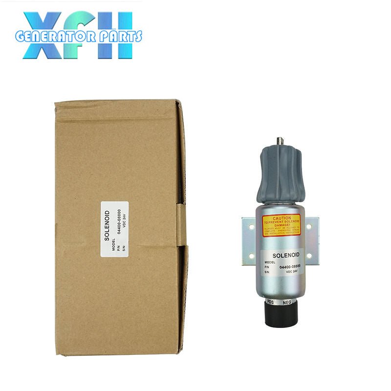 24V Generator Parts Stop Solenoid 04400 - 08800 24V for Engine S12R S16R - XFH generator parts