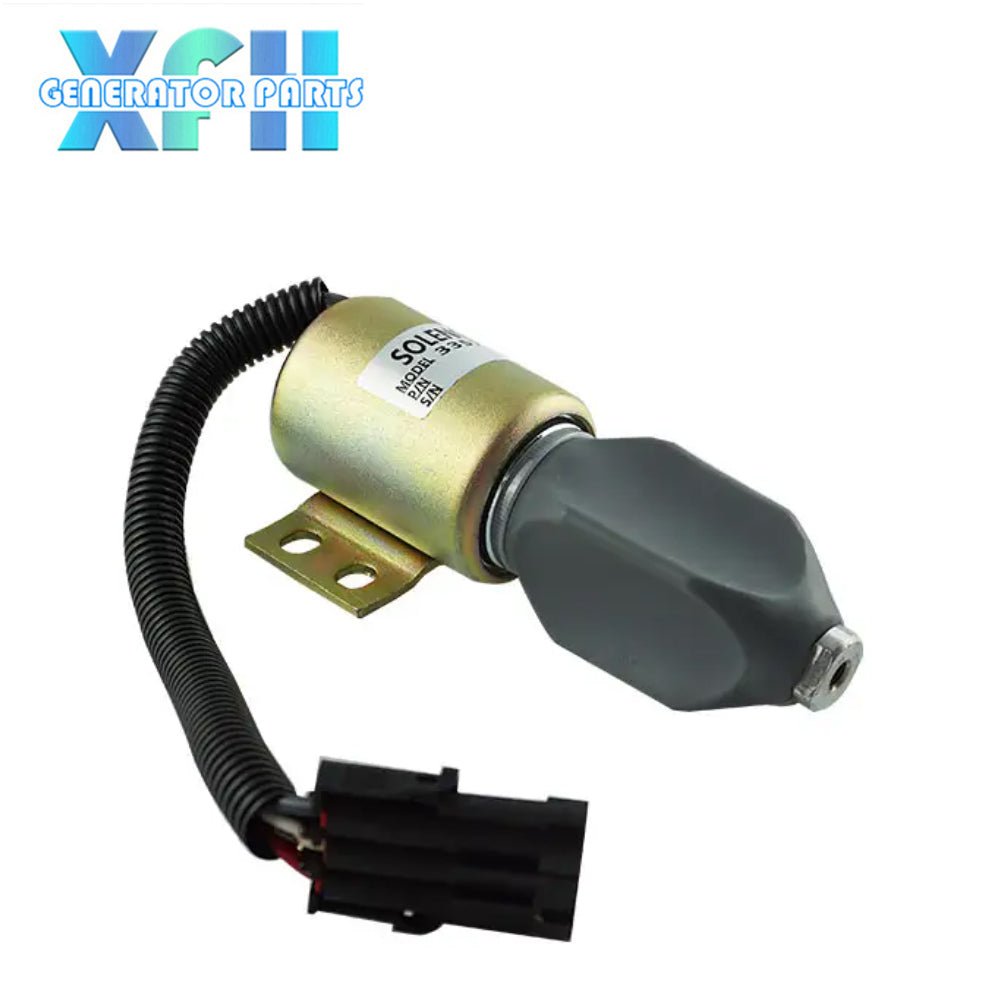 3357411 Excavator 12V Fuel Shutdown Engine Solenoid Valve 2TB130805 Fuel Shutdown 961000780034 - XFH generator parts