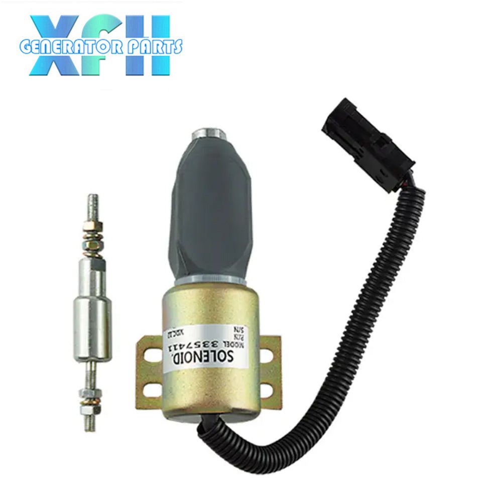 3357411 Excavator 12V Fuel Shutdown Engine Solenoid Valve 2TB130805 Fuel Shutdown 961000780034 - XFH generator parts