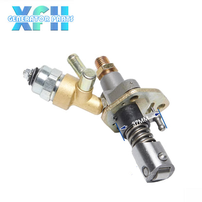 Bomba de aceite eléctrica de motor diésel refrigerado por aire 186FA, conjunto de Bomba de Inyección de combustible con válvula solenoide, repuestos de generador