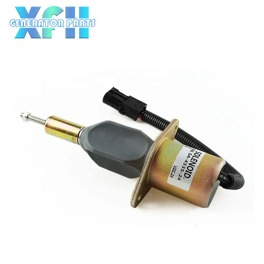 3930234 3930233 3928161 SA - 4335 - 24 SA - 4293 - 24 Fuel Shutdown Solenoid Valve 12V 24V for Cummins 6CT 8.3 Komatsu - XFH generator parts