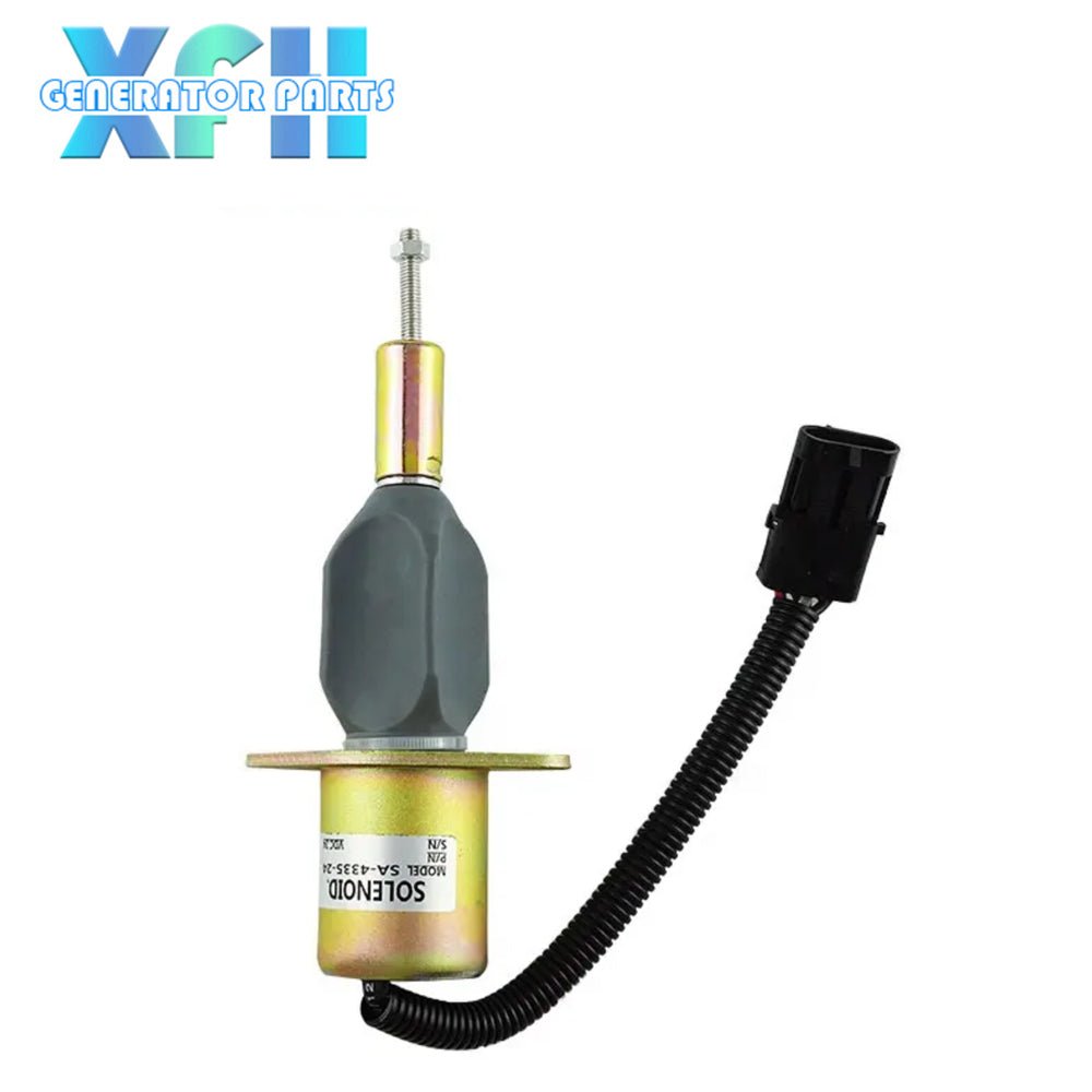 3930234 3930233 3928161 SA - 4335 - 24 SA - 4293 - 24 Fuel Shutdown Solenoid Valve 12V 24V for Cummins 6CT 8.3 Komatsu - XFH generator parts