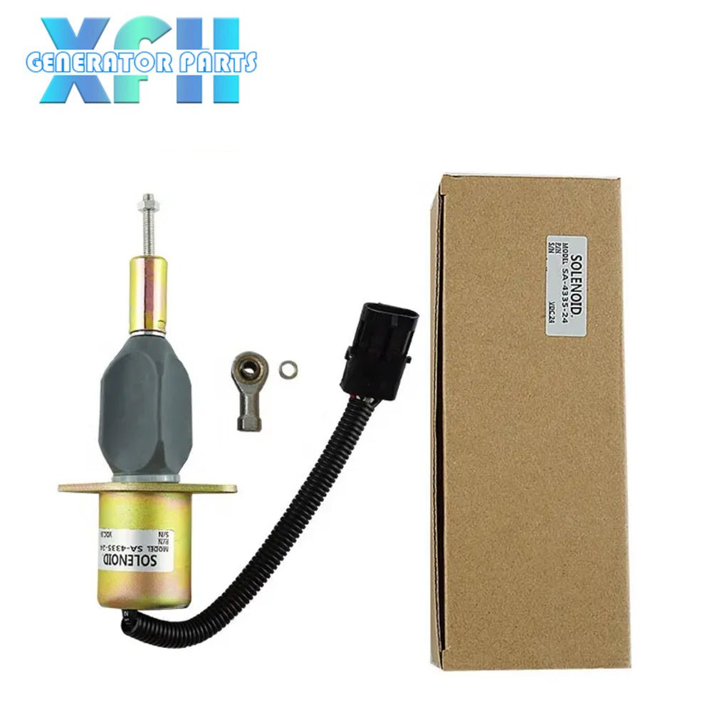 3930234 3930233 3928161 SA - 4335 - 24 SA - 4293 - 24 Fuel Shutdown Solenoid Valve 12V 24V for Cummins 6CT 8.3 Komatsu - XFH generator parts