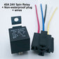 40A  80A 4 pin / 5 pin 12V / 24V Socket NO/NC Waterproof Automotive Relay for Headlight Air Conditioner Fan & Horn