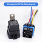 40A  80A 4 pin / 5 pin 12V / 24V Socket NO/NC Waterproof Automotive Relay for Headlight Air Conditioner Fan & Horn