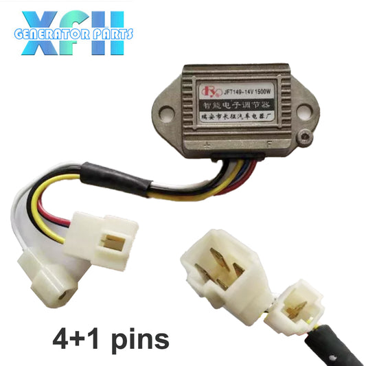 2 Plugs 4+1 Pins 14V 28V Generator Intelligent Electronic Regulator 1500W High Power Electronic Regulator for Farm Tractors