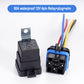 40A  80A 4 pin / 5 pin 12V / 24V Socket NO/NC Waterproof Automotive Relay for Headlight Air Conditioner Fan & Horn