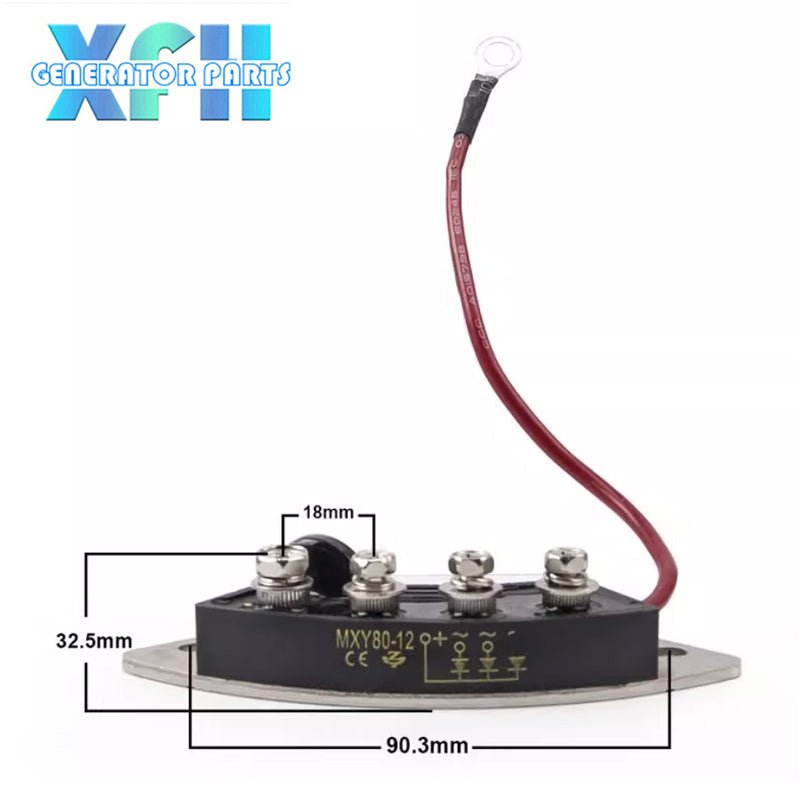 80A Excitation Alternator Rectifier Bridge Service Kit Insulation Panel MXG80 - 12 MXY80 - 12 MXY80A - XFH generator parts