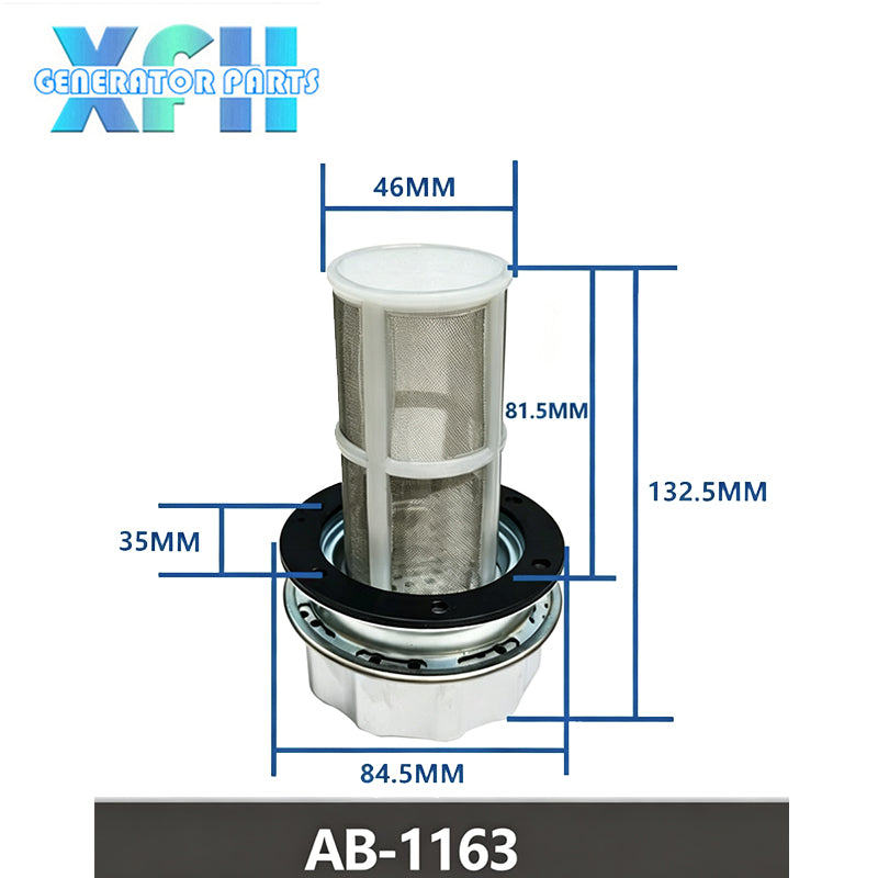 Diesel Generator Universial Hydraulic Station Oil Tank Air Breather Filter Tank Filler Cap with Oil Filter JKY-1 JKY-2 JKY-10 Replacement