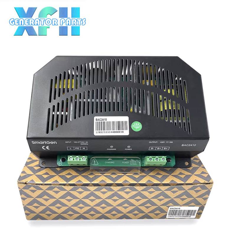 SmartGen 24V 10A Two-Stage Float Charger for Lead-Acid Batteries BAC2410