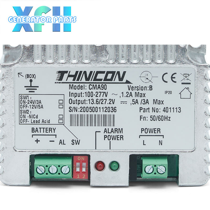 CMA90 24V 3A Intelligent Automatic Battery Charger for Diesel Generator Engine Float Charging Standby Maintenance