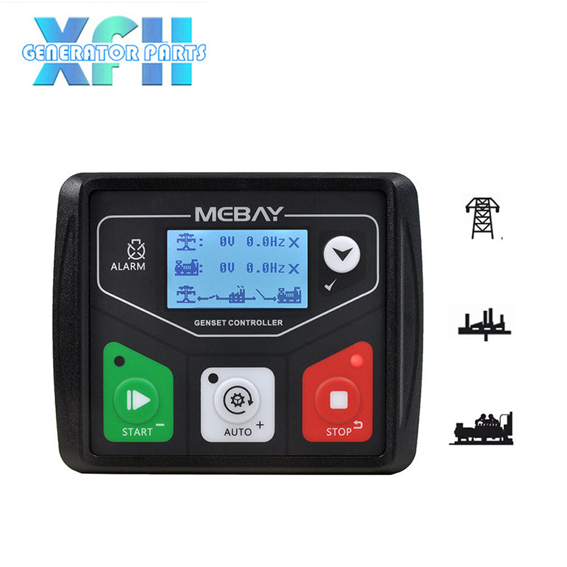 MEBAY Automatic AMF Generator Controller DC32D Generator Control Module for Diesel Generator Sets