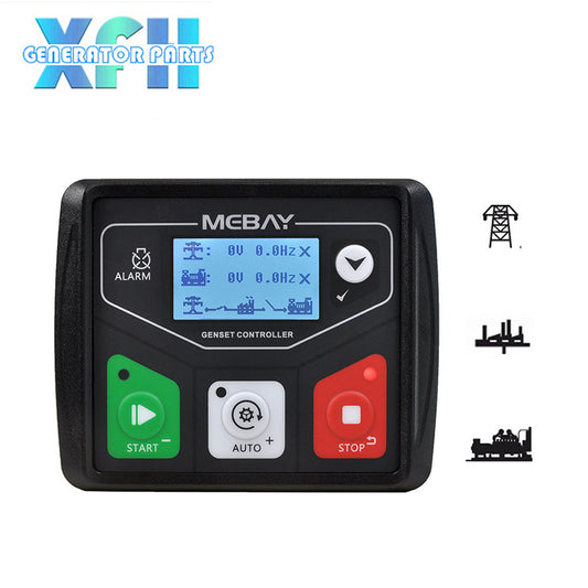 MEBAY Automatic AMF Generator Controller DC32D Generator Control Module for Diesel Generator Sets