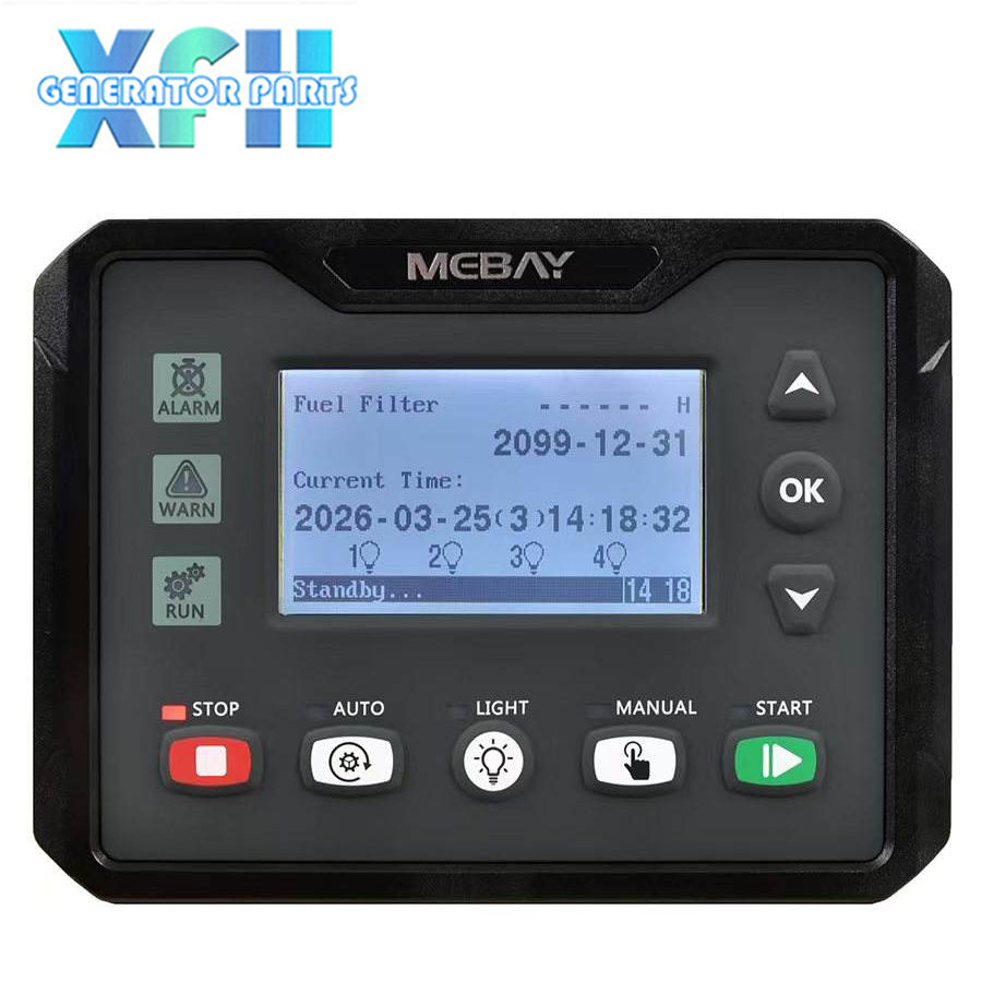 Mebay DL401C Lighting Tower Controller Generator Control Module CAN J1939 RS485 USB
