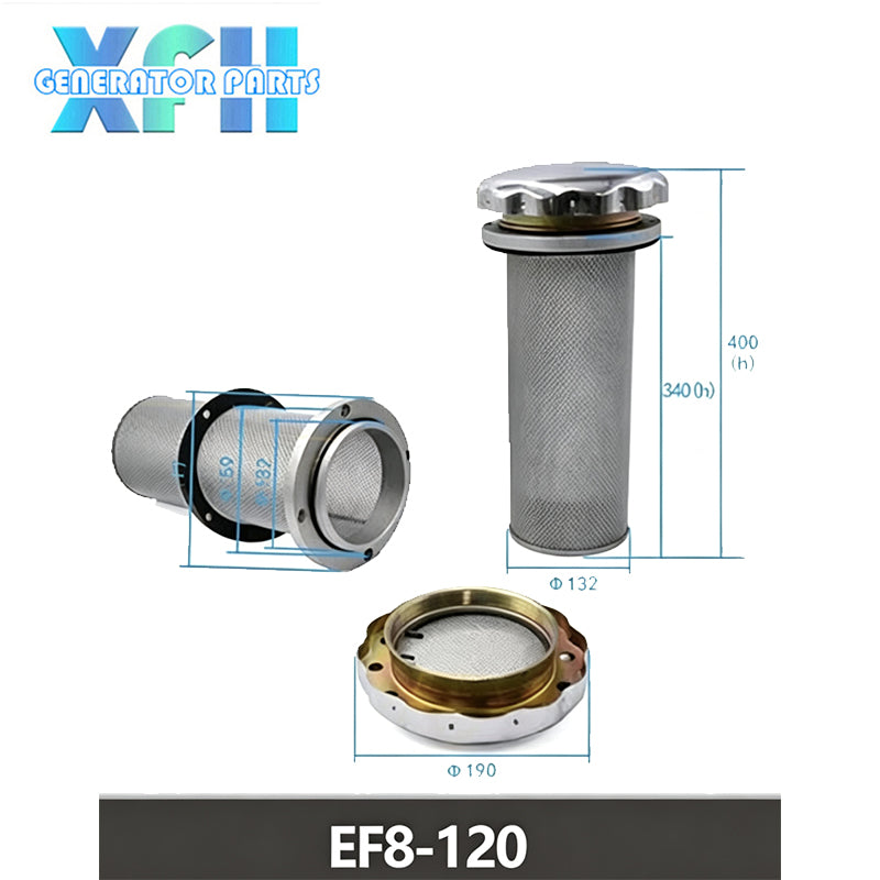Diesel Generator Universial Hydraulic Station Oil Tank Air Breather Filter Tank Filler Cap with Oil Filter JKY-1 JKY-2 JKY-10 Replacement