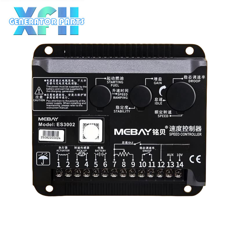 Diesel Generator Control Panel ES3002 Speed Governor