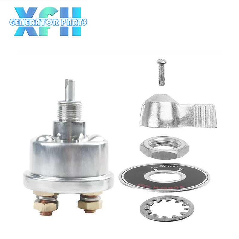 300A Generator Starter Ignition Switch Heavy Duty Battery Disconnect Switch Rotary Knob High Current Cut Off Switch for Car Boat RV 300A