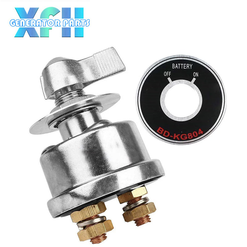 300A Generator Starter Ignition Switch Heavy Duty Battery Disconnect Switch Rotary Knob High Current Cut Off Switch for Car Boat RV 300A