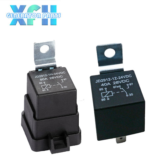 40A  80A 4 pin / 5 pin 12V / 24V Socket NO/NC Waterproof Automotive Relay for Headlight Air Conditioner Fan & Horn