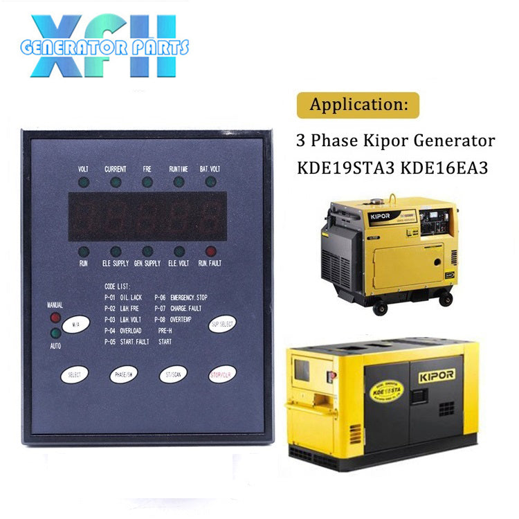 KI-MB3-ATS-D1 Three Phase Control Monitor Screen for Diesel Engine Generator Parts KI-MB3(-ATS)-D1 KI-MB3(ATS)-D1