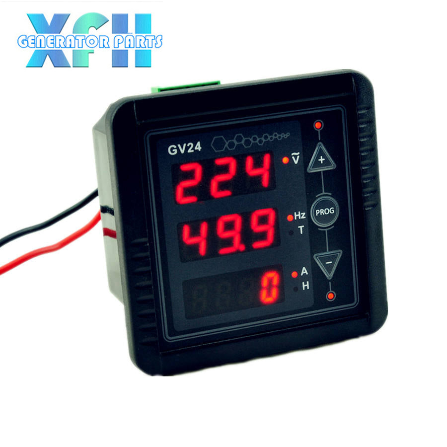 Mebay GV24 MKII Generator Digital Meter AC Voltage Frequency Current Power Factor Running Time Meter