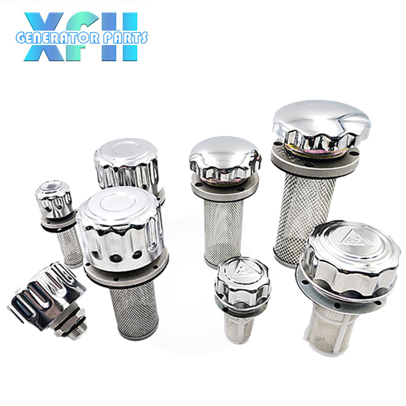 Diesel Generator Universial Hydraulic Station Oil Tank Air Breather Filter Tank Filler Cap with Oil Filter JKY-1 JKY-2 JKY-10 Replacement