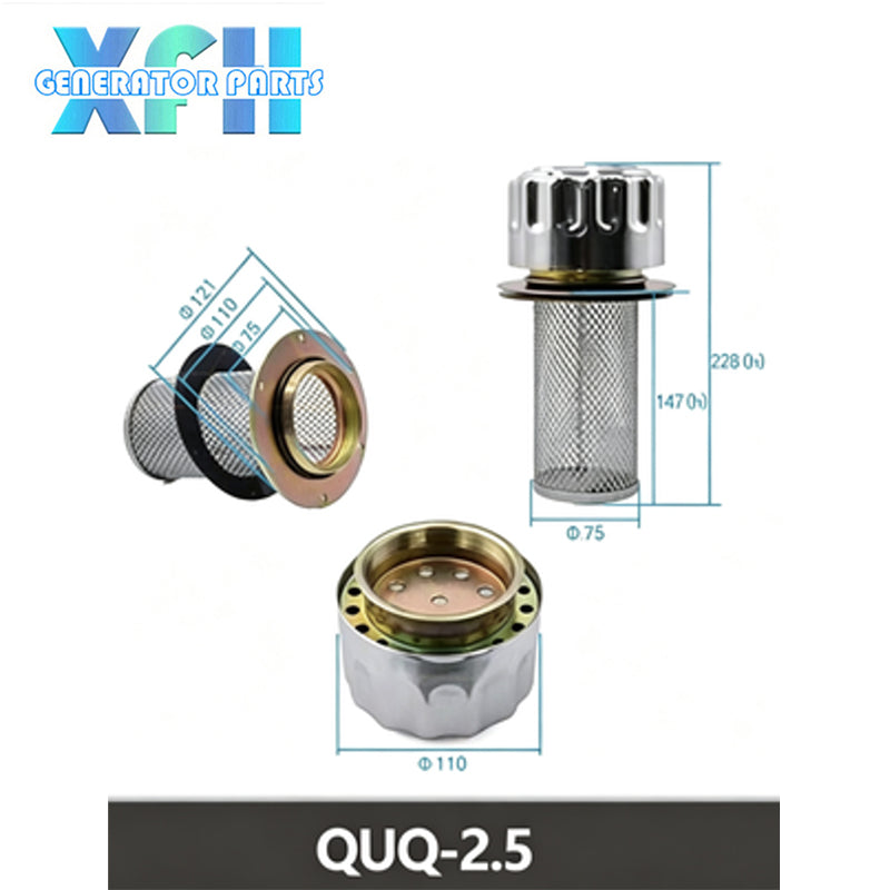 Diesel Generator Universial Hydraulic Station Oil Tank Air Breather Filter Tank Filler Cap with Oil Filter JKY-1 JKY-2 JKY-10 Replacement