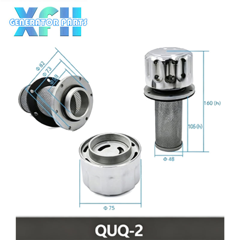 Diesel Generator Universial Hydraulic Station Oil Tank Air Breather Filter Tank Filler Cap with Oil Filter JKY-1 JKY-2 JKY-10 Replacement