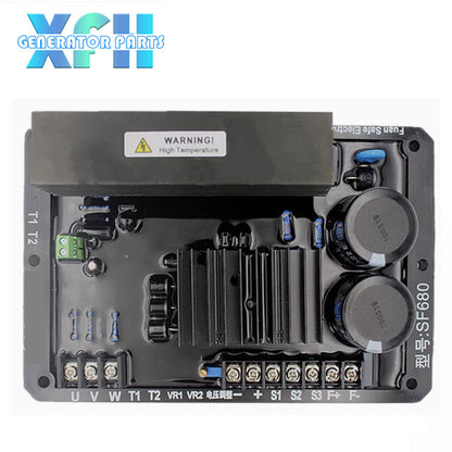 Marine Shaft Type Diesel Brush Alternator Voltage Regulator AVR Single Phase Three Phase SF680 GB180