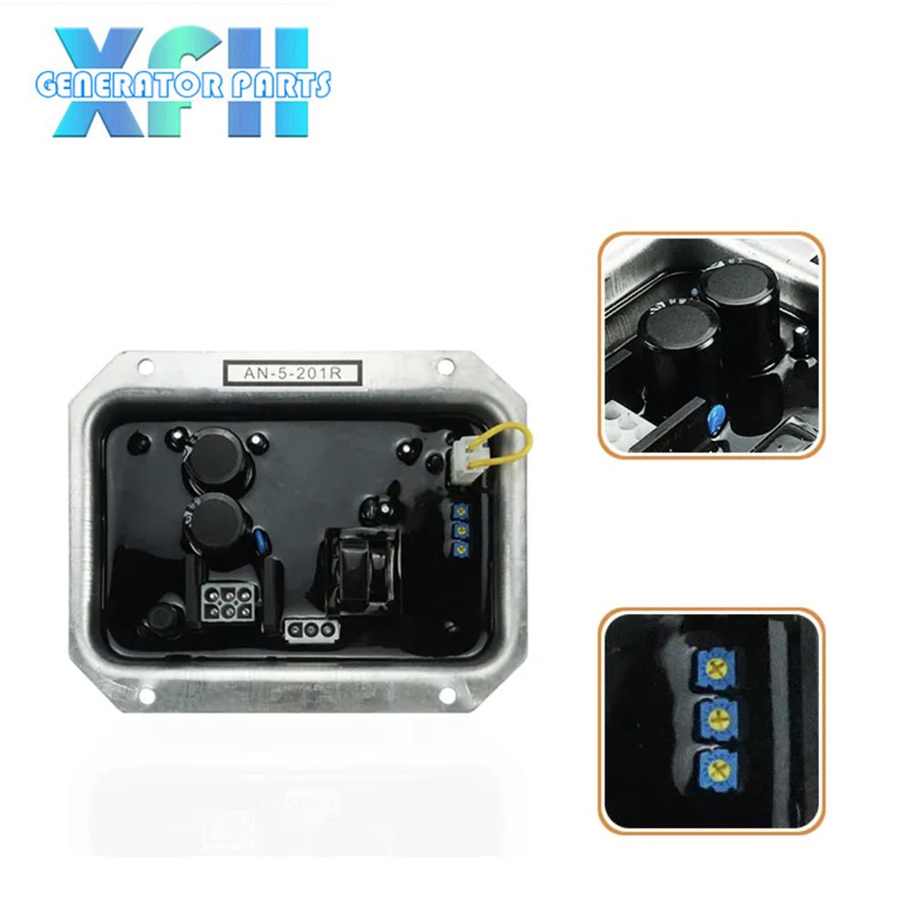AN - 5 - 201R Generator Replacement Generator Single Phase AVR Replacement on AN - 5 - 201 - XFH generator parts