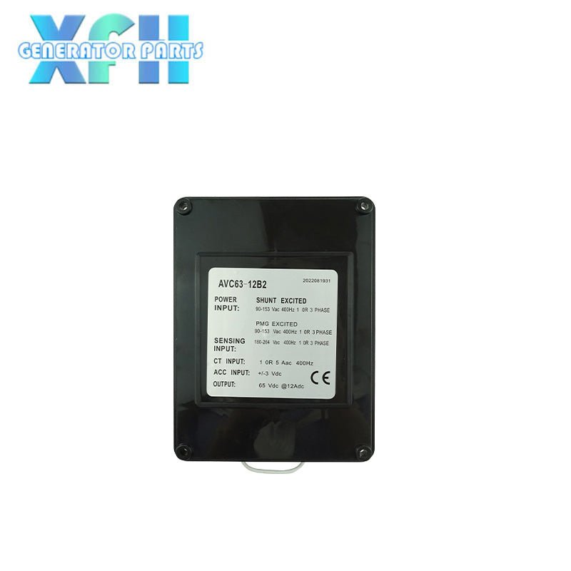Avc63 - 12b2 3 Phase Voltage Avr 220v China Digital AC Brushless Generator Voltage Stabilizer - XFH generator parts