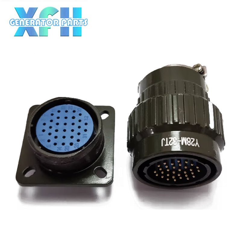 Aviation Connector Y28M 4pin 7pin 8pin 10pin 12pin 14pin 19pin 24pin 32pin 37pin Y2M Series Connectors - XFH generator parts