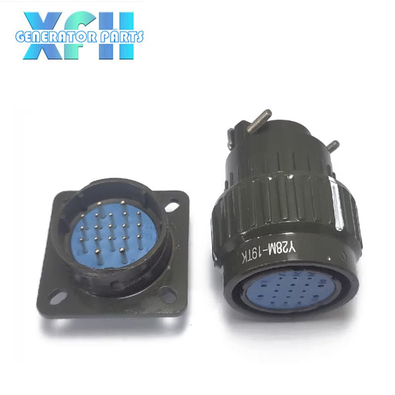 Aviation Connector Y28M 4pin 7pin 8pin 10pin 12pin 14pin 19pin 24pin 32pin 37pin Y2M Series Connectors - XFH generator parts