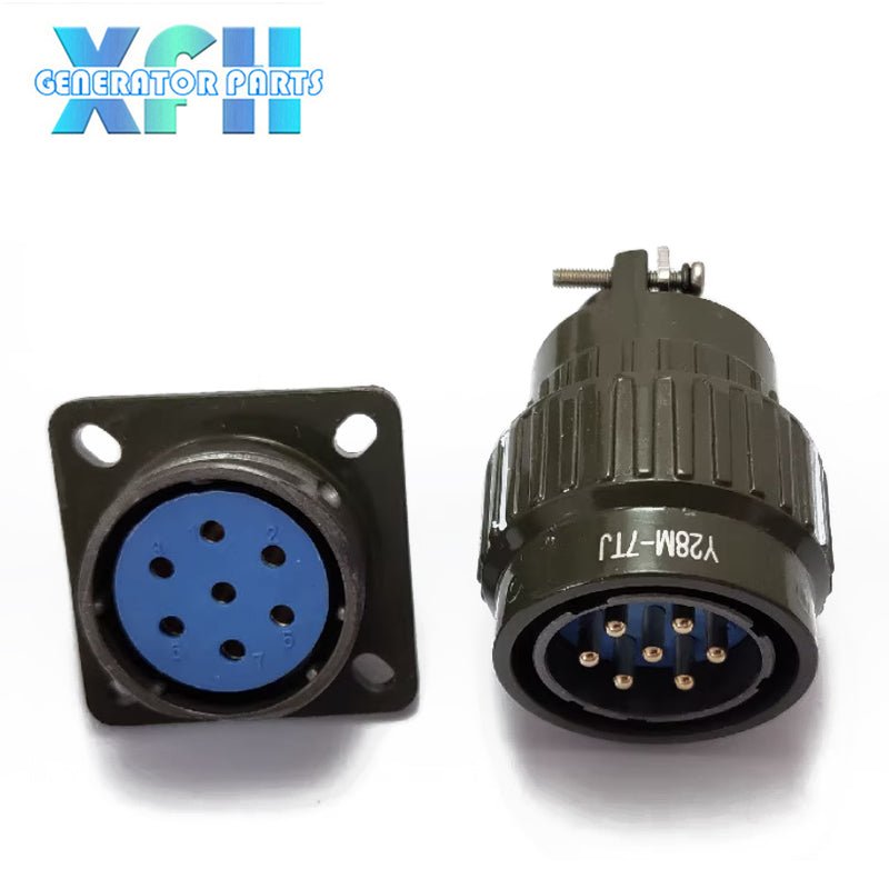 Aviation Connector Y28M 4pin 7pin 8pin 10pin 12pin 14pin 19pin 24pin 32pin 37pin Y2M Series Connectors - XFH generator parts