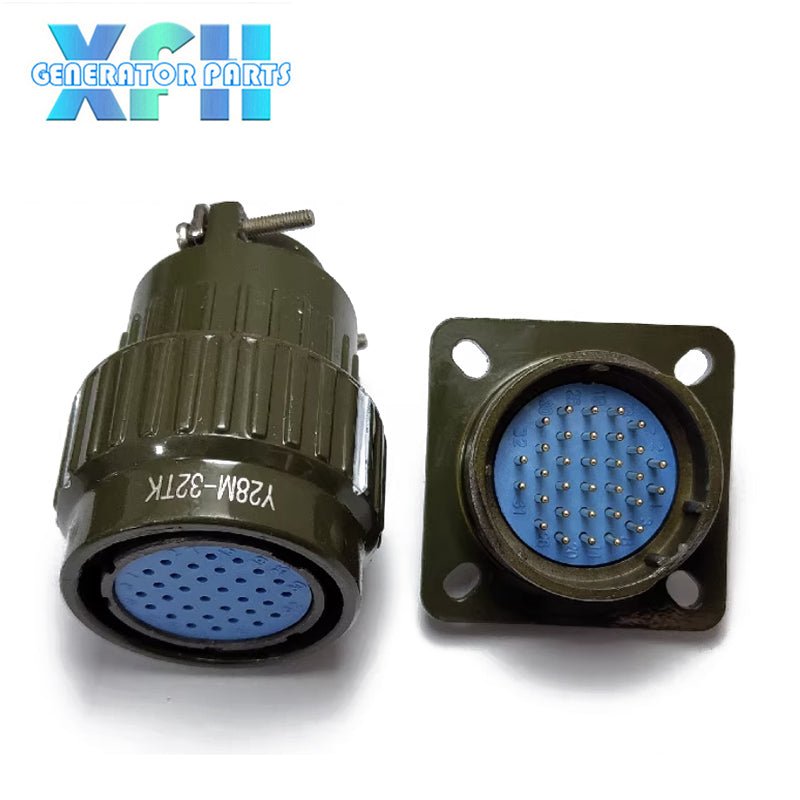 Aviation Connector Y28M 4pin 7pin 8pin 10pin 12pin 14pin 19pin 24pin 32pin 37pin Y2M Series Connectors - XFH generator parts