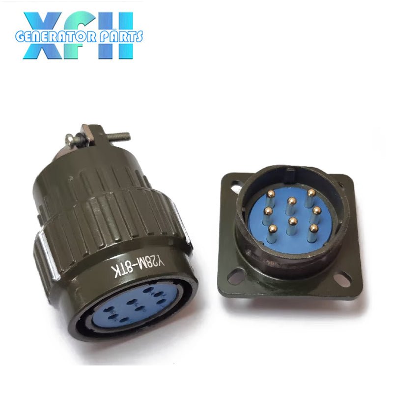 Aviation Connector Y28M 4pin 7pin 8pin 10pin 12pin 14pin 19pin 24pin 32pin 37pin Y2M Series Connectors - XFH generator parts
