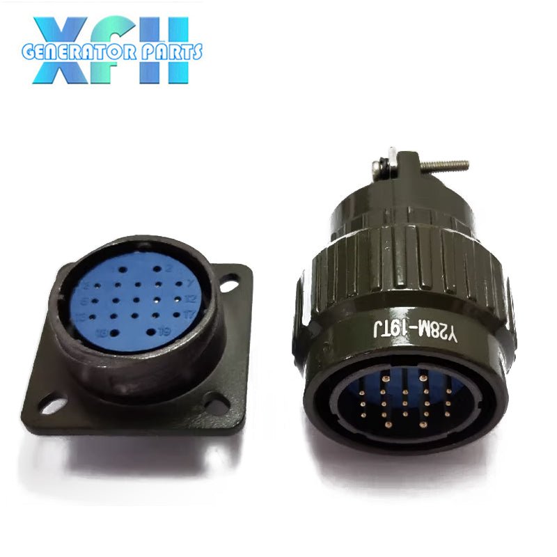 Aviation Connector Y28M 4pin 7pin 8pin 10pin 12pin 14pin 19pin 24pin 32pin 37pin Y2M Series Connectors - XFH generator parts