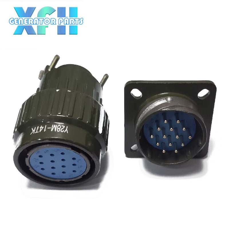 Aviation Connector Y28M 4pin 7pin 8pin 10pin 12pin 14pin 19pin 24pin 32pin 37pin Y2M Series Connectors - XFH generator parts