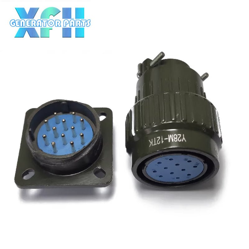 Aviation Connector Y28M 4pin 7pin 8pin 10pin 12pin 14pin 19pin 24pin 32pin 37pin Y2M Series Connectors - XFH generator parts