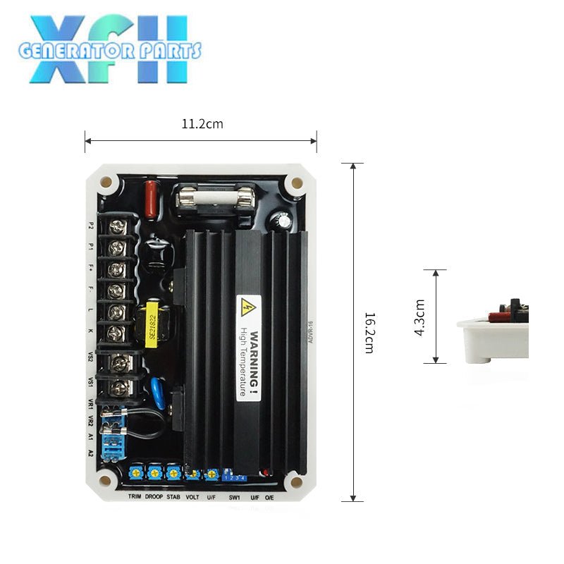 AVR ADVR - 16 Automatic Voltage Regulator Voltage Stabilizer Replacement for Diesel Genset Generator Parts & Accessories Advr16 - XFH generator parts