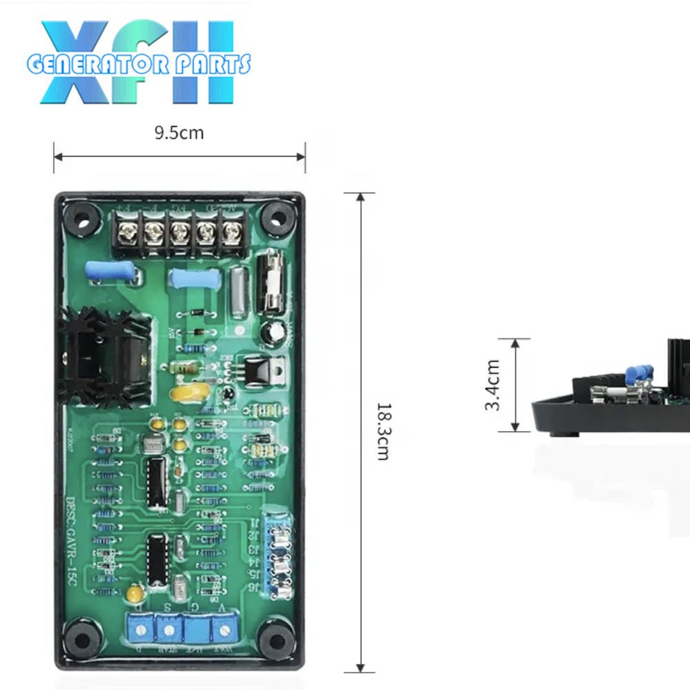 AVR Generator Parts GAVR - 15C Voltage Regulator AVR GAVR15C Brushless AVR 15C - XFH generator parts