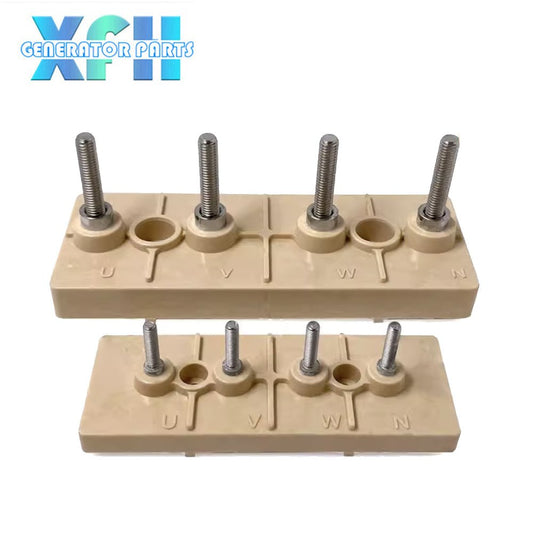 Brushless Generator Terminal Blocks Alternator Connectors 4 Terminals M10 M6 - XFH generator parts