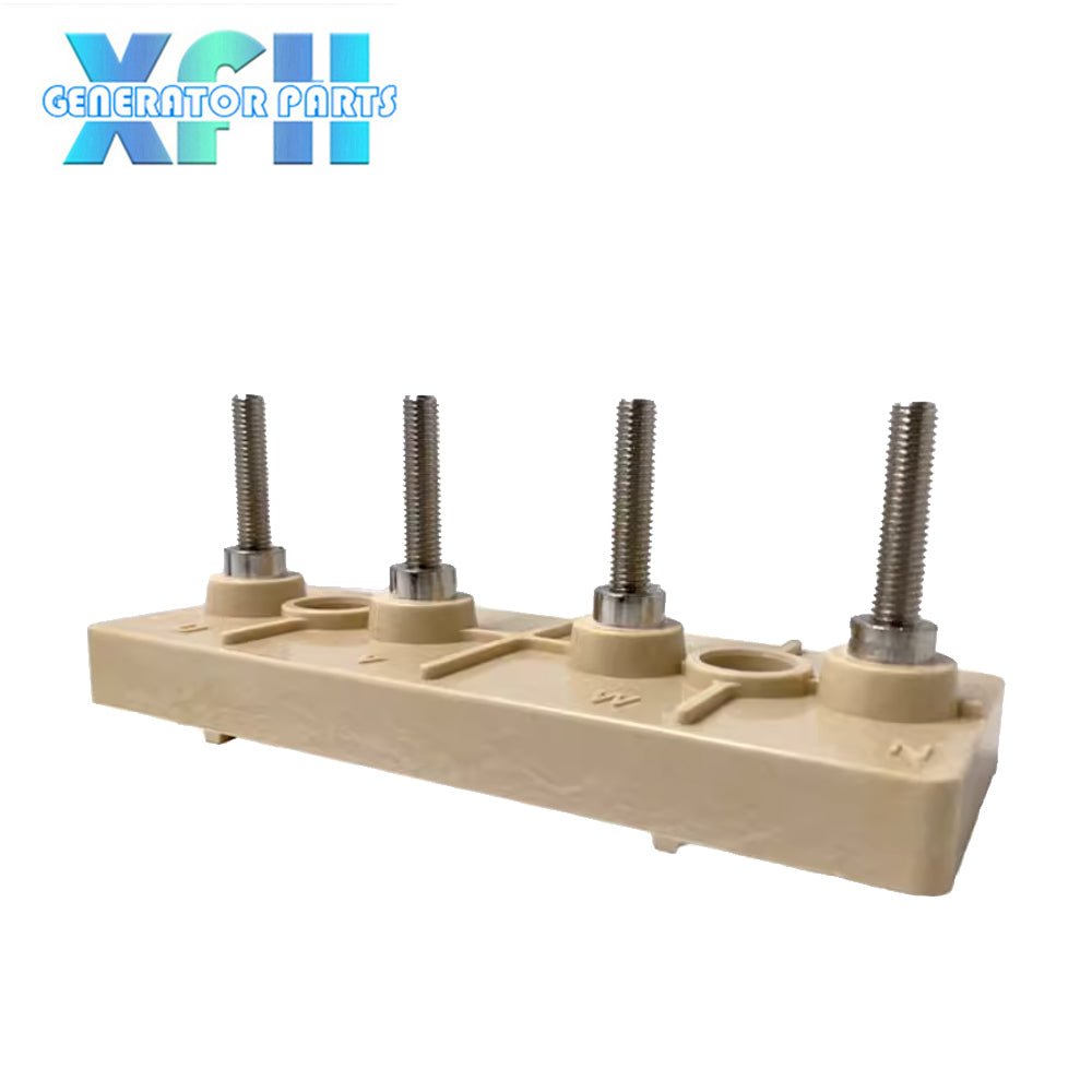 Brushless Generator Terminal Blocks Alternator Connectors 4 Terminals M10 M6 - XFH generator parts