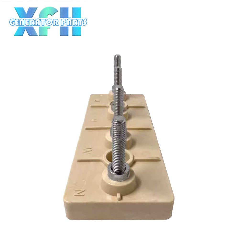 Brushless Generator Terminal Blocks Alternator Connectors 4 Terminals M10 M6 - XFH generator parts
