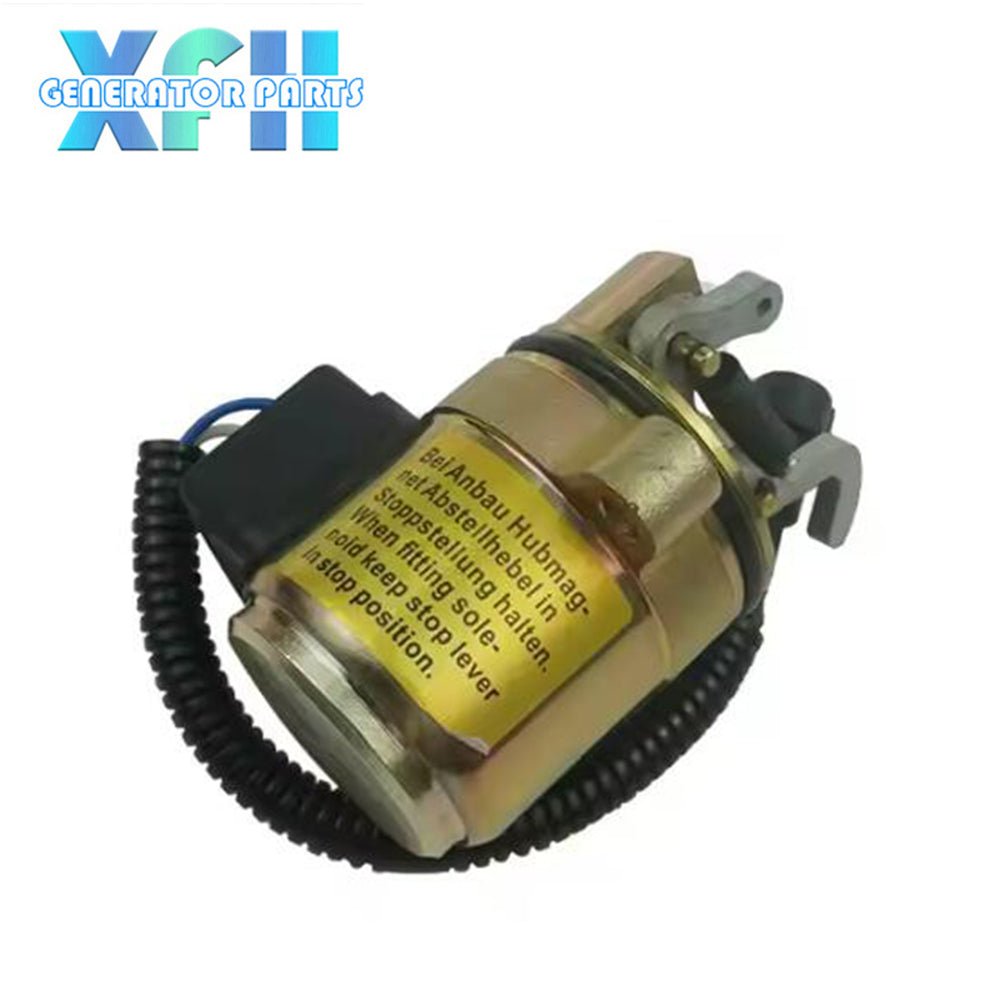 Diesel Engine 0428 - 7583 Fuel Shutoff Solenoid 0428 - 7584 - XFH generator parts