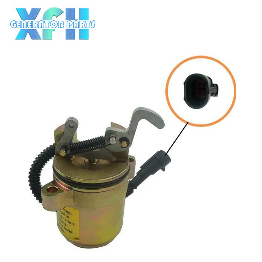 Diesel Engine 0428 - 7583 Fuel Shutoff Solenoid 0428 - 7584 - XFH generator parts