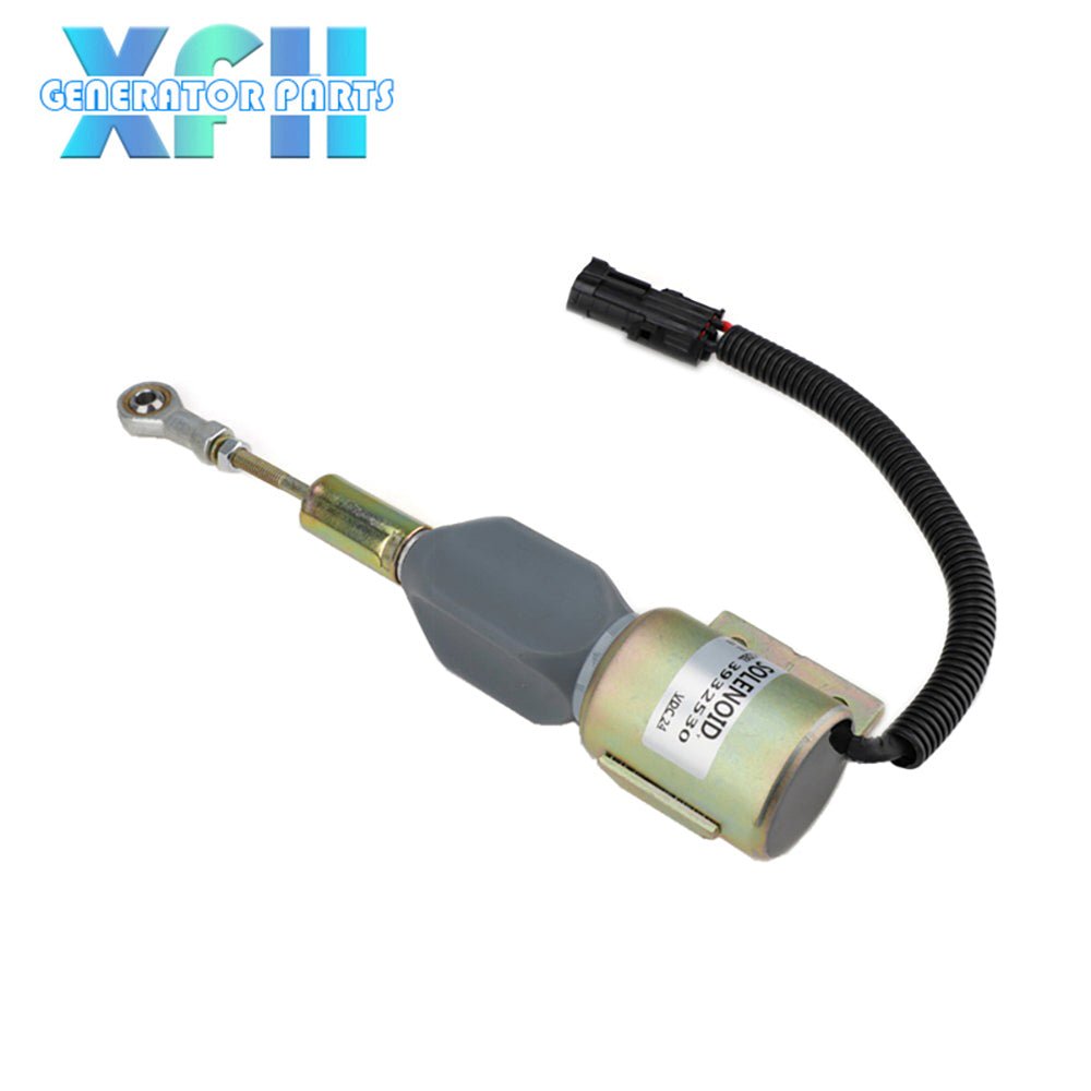 Diesel Engine Shut Off Solenoid 3932530 SA - 4756 - 24 For Cummins 5.9L 6BT Excavator - XFH generator parts