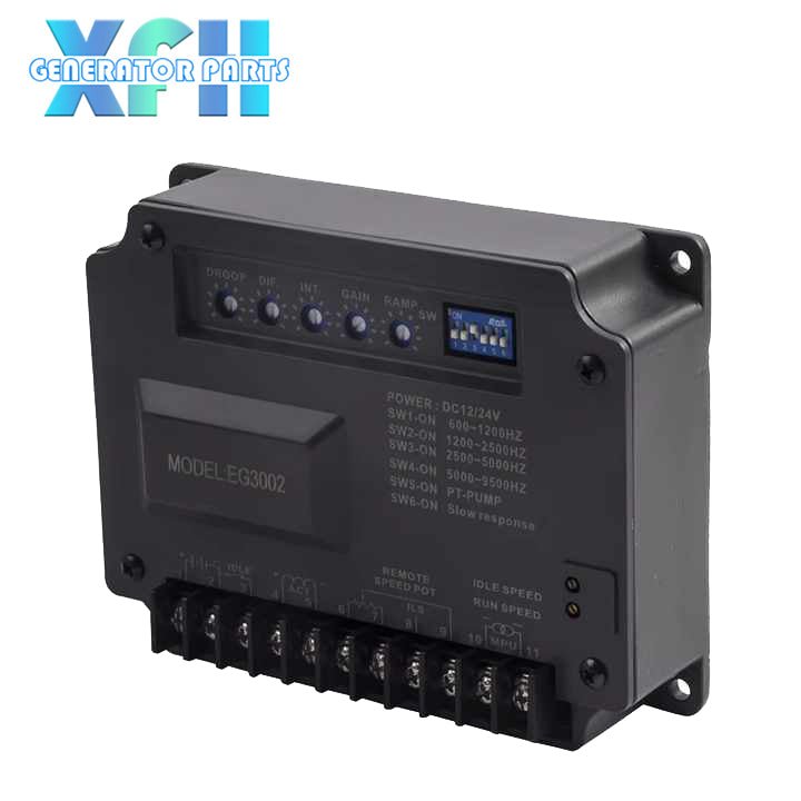 Diesel Generator Governor Speed Controller Unit EG3002 Engine Actuator Magnetic Speed Sensor DC Motor Control Board Genset Part - XFH generator parts